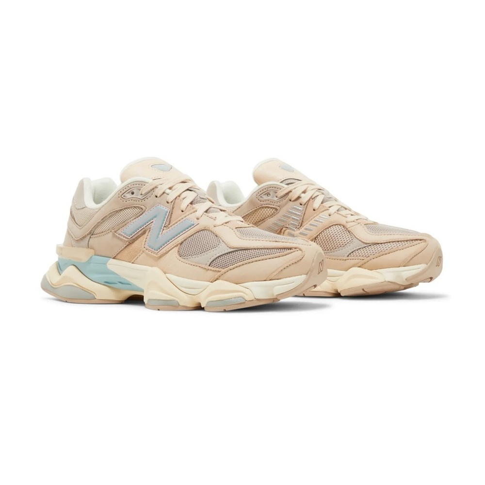 New Balance 9060 Ivory Cream Pink Sand Women's Sneakers